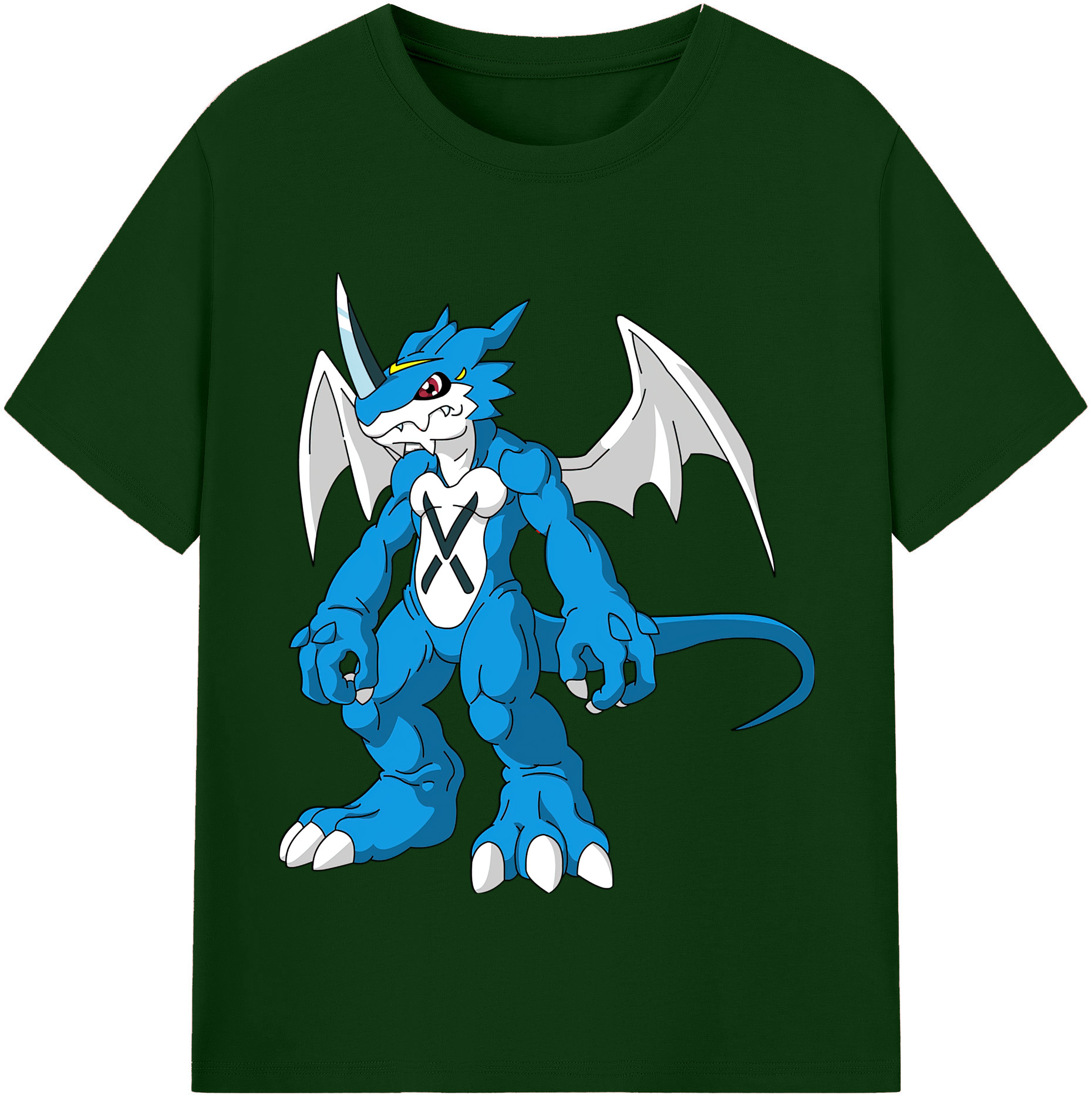 （画像用） Digimon デジタルモンスター/デジモン 綿100％半袖Tシャツ（フロントプリント）